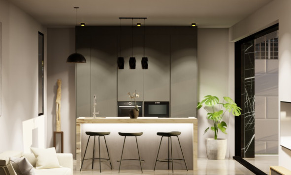 Nieuwbouw woningen - 3. Halfvrijstaand huis - Algorfa - Costa Blanca Zuid