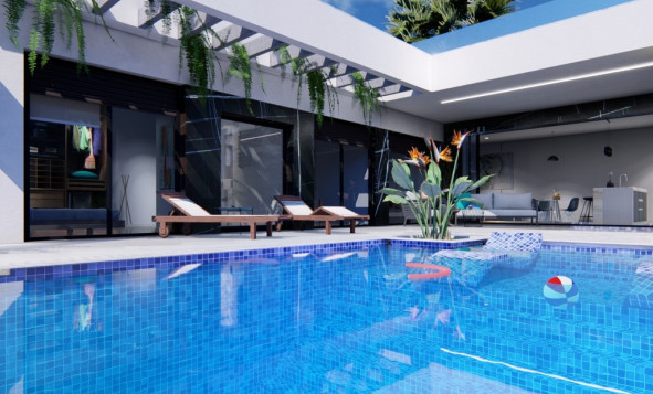 Nieuwbouw woningen - 3. Halfvrijstaand huis - Algorfa - Costa Blanca Zuid