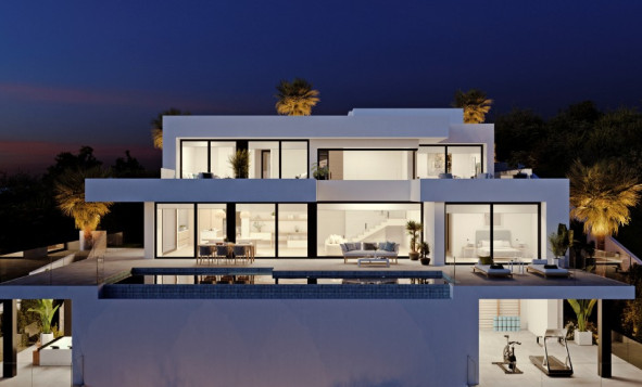 Nieuwbouw woningen - 3. Halfvrijstaand huis - Moraira - Costa Blanca Noord