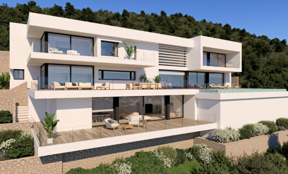 Nieuwbouw woningen - 3. Halfvrijstaand huis - Moraira - Costa Blanca Noord