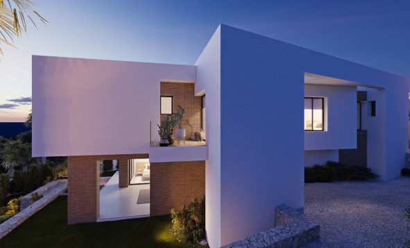 Nieuwbouw woningen - 3. Halfvrijstaand huis - Moraira - Costa Blanca Noord