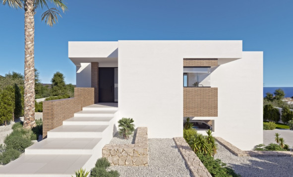 Nieuwbouw woningen - 3. Halfvrijstaand huis - Moraira - Costa Blanca Noord
