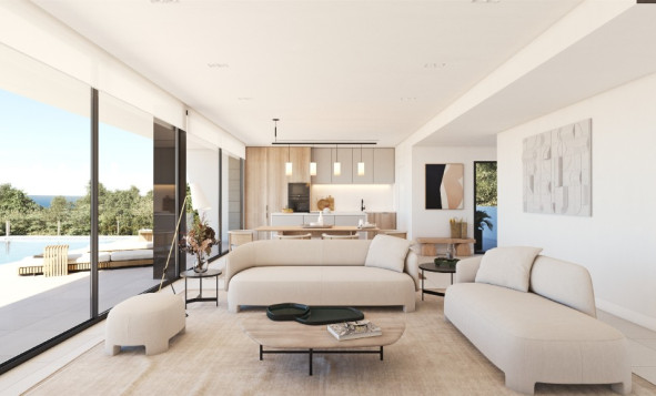 Nieuwbouw woningen - 3. Halfvrijstaand huis - Moraira - Costa Blanca Noord