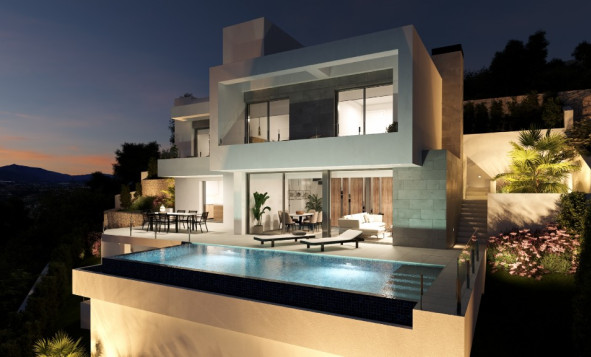 Nieuwbouw woningen - 3. Halfvrijstaand huis - Moraira - Costa Blanca Noord