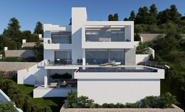 Nieuwbouw woningen - 3. Halfvrijstaand huis - Moraira - Costa Blanca Noord