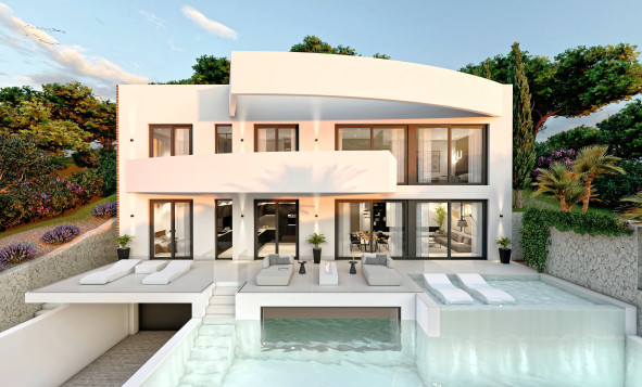 Nieuwbouw woningen - 3. Halfvrijstaand huis - Altea - Costa Blanca Zuid