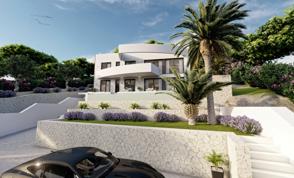Nieuwbouw woningen - 3. Halfvrijstaand huis - Altea - Costa Blanca Zuid