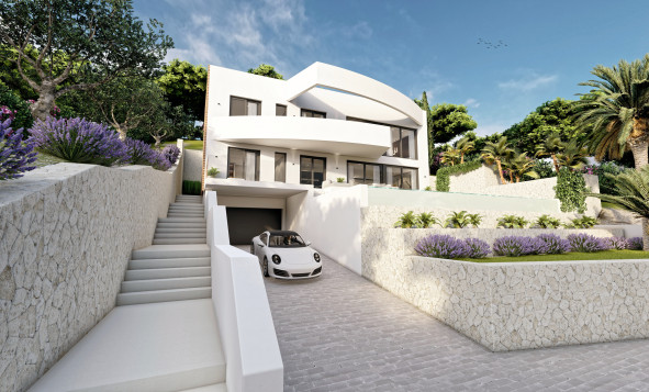 Nieuwbouw woningen - 3. Halfvrijstaand huis - Altea - Costa Blanca Zuid