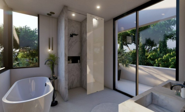 Nieuwbouw woningen - 3. Halfvrijstaand huis - Benissa - Costa Blanca Noord