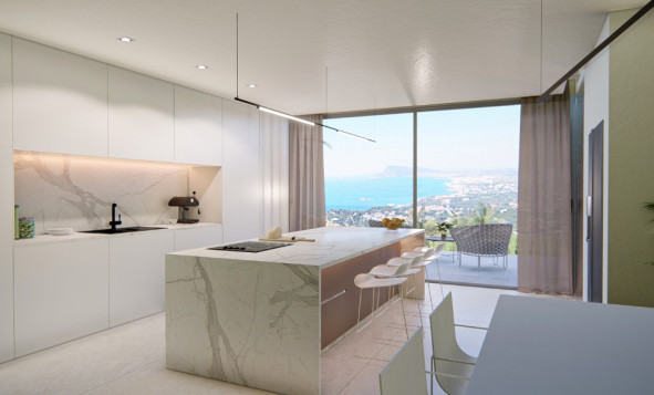 Nieuwbouw woningen - 3. Halfvrijstaand huis - Altea - Costa Blanca Zuid