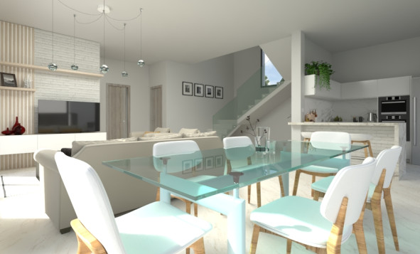 Nieuwbouw woningen - 3. Halfvrijstaand huis - Villajoyosa - Costa Blanca Noord