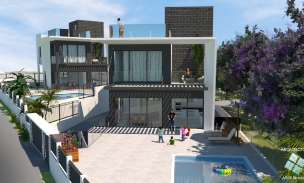 Nieuwbouw woningen - 3. Halfvrijstaand huis - Villajoyosa - Costa Blanca Noord
