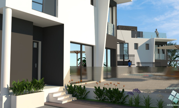 Nieuwbouw woningen - 3. Halfvrijstaand huis - Villajoyosa - Costa Blanca Noord