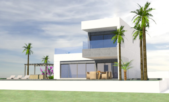 Nieuwbouw woningen - 3. Halfvrijstaand huis - Polop - Costa Blanca Noord