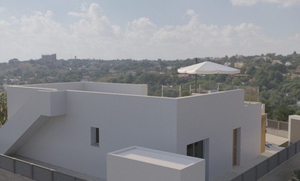 Nieuwbouw woningen - 3. Halfvrijstaand huis - Polop - Costa Blanca Noord