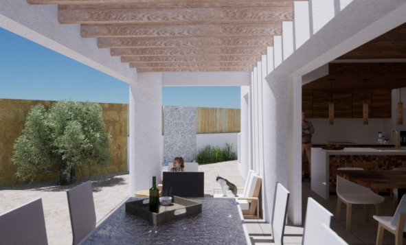 Nieuwbouw woningen - 3. Halfvrijstaand huis - Polop - Costa Blanca Noord