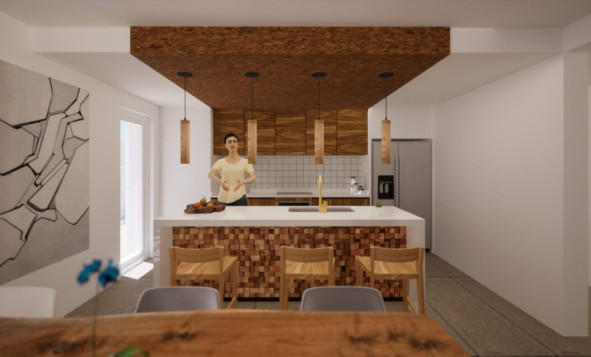 Nieuwbouw woningen - 3. Halfvrijstaand huis - Polop - Costa Blanca Noord