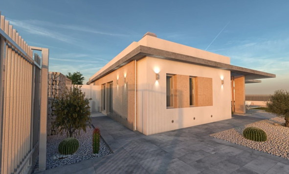 Nieuwbouw woningen - 3. Halfvrijstaand huis - Santiago de Ribera - Costa Calida