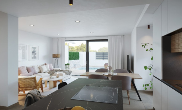 Nieuwbouw woningen - 4. Halfvrijstaande villa - San Pedro del Pinatar - Costa Calida