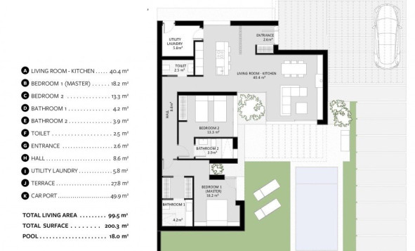 Nieuwbouw Woningen - Villa - Baños y Mendigo - Balsicas