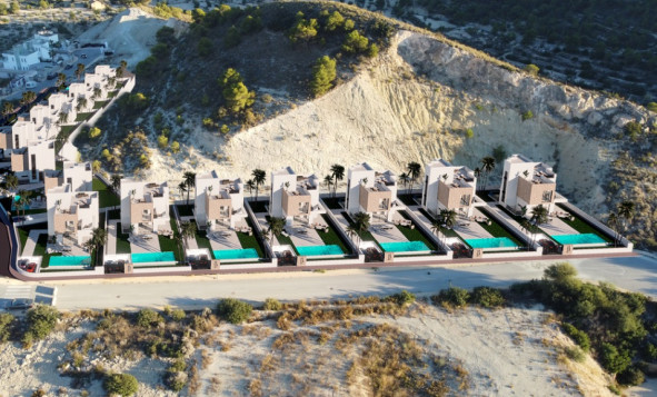 Nieuwbouw woningen - 3. Halfvrijstaand huis - Finestrat - Costa Blanca Noord