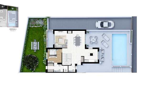 Nieuwbouw woningen - 3. Halfvrijstaand huis - Alfas del Pí - Costa Blanca Noord