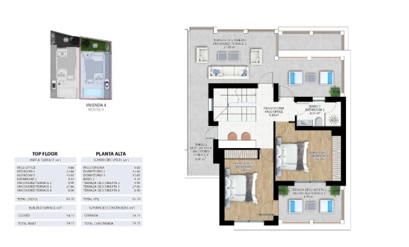 Nieuwbouw woningen - 3. Halfvrijstaand huis - Alfas del Pí - Costa Blanca Noord