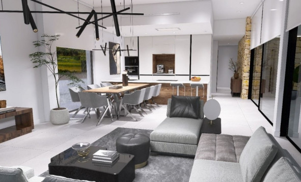 Obra nueva - 3. Casa pareada - Pinoso - Costa Blanca Norte 