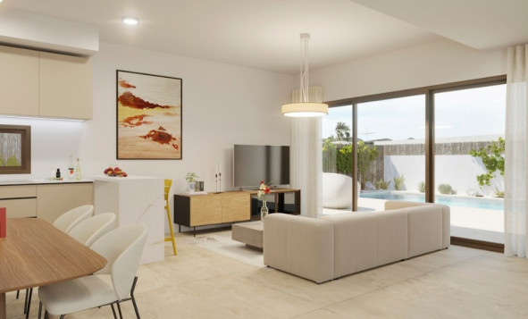 Nieuwbouw woningen - 3. Halfvrijstaand huis - Algorfa - Costa Blanca Zuid