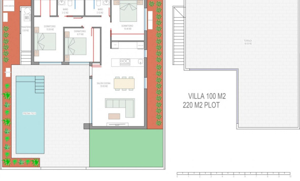 Nieuwbouw Woningen - Villa - Santiago de Ribera - Los Alcazares