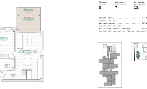 Nieuwbouw woningen - 1. Appartement / flat - El Verger - Costa Blanca Noord