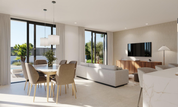 Nieuwbouw woningen - 3. Halfvrijstaand huis - Fuente Alamo de Murcia - Costa Calida