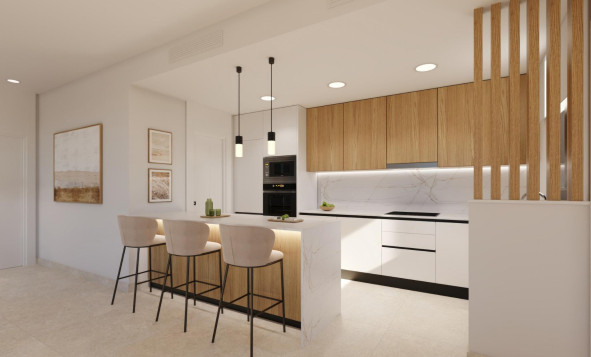 Nieuwbouw woningen - 3. Halfvrijstaand huis - Fuente Alamo de Murcia - Costa Calida