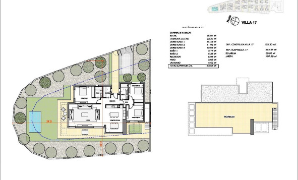 Nieuwbouw woningen - 3. Halfvrijstaand huis - Fuente Alamo de Murcia - Costa Calida