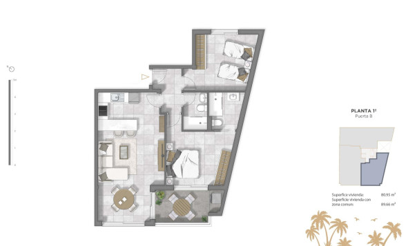 New build - 1. Apartment / flat - Guardamar del Segura - Costa Blanca South