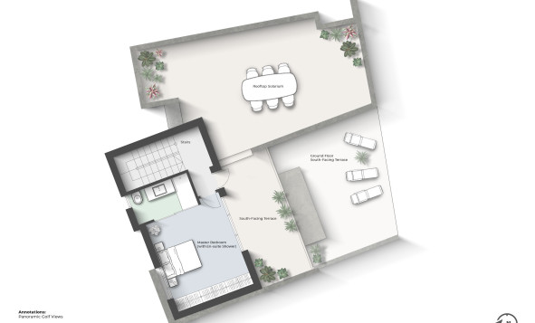 Herverkoop - 3. Halfvrijstaand huis - Algorfa - Costa Blanca Zuid