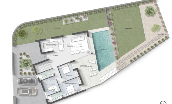 Herverkoop - 3. Halfvrijstaand huis - Algorfa - Costa Blanca Zuid