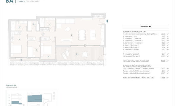 Nieuwbouw woningen - 1. Appartement / flat - Benijofar - Costa Blanca Zuid