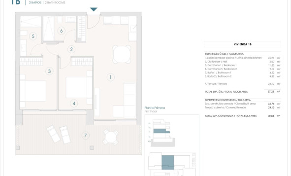Nieuwbouw woningen - 1. Appartement / flat - Benijofar - Costa Blanca Zuid