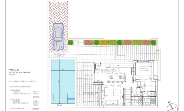 Herverkoop - 3. Halfvrijstaand huis - Los Montesinos - Costa Blanca Zuid