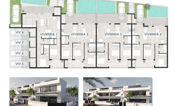 Nieuwbouw Woningen - Bungalow - San Pedro del Pinatar - Los Alcazares