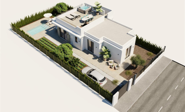 New build - 3. Semi-detached house - Hacienda Riquelme Golf Resort - Costa Calida