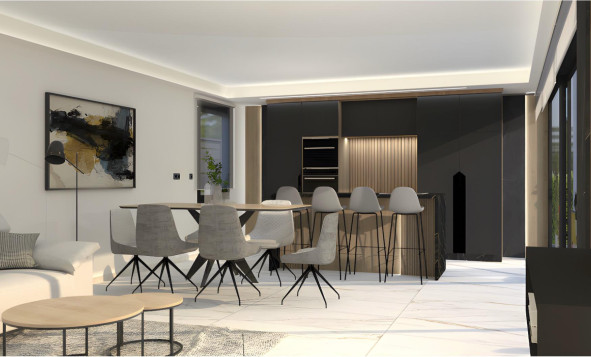 Nieuwbouw woningen - 3. Halfvrijstaand huis - Algorfa - Costa Blanca Zuid