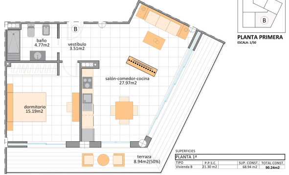 Nieuwbouw woningen - 1. Appartement / flat - San Pedro del Pinatar - Costa Calida