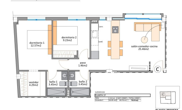 Nieuwbouw woningen - 1. Appartement / flat - San Pedro del Pinatar - Costa Calida