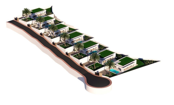 Nieuwbouw woningen - 3. Halfvrijstaand huis - Finestrat - Costa Blanca Noord