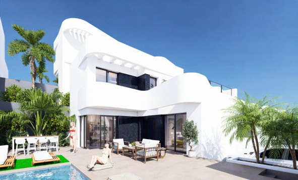 Nieuwbouw woningen - 3. Halfvrijstaand huis - Algorfa - Costa Blanca Zuid