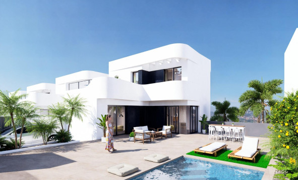 Nieuwbouw woningen - 3. Halfvrijstaand huis - Algorfa - Costa Blanca Zuid