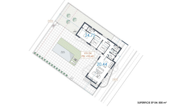 Nieuwbouw woningen - 3. Halfvrijstaand huis - Algorfa - Costa Blanca Zuid