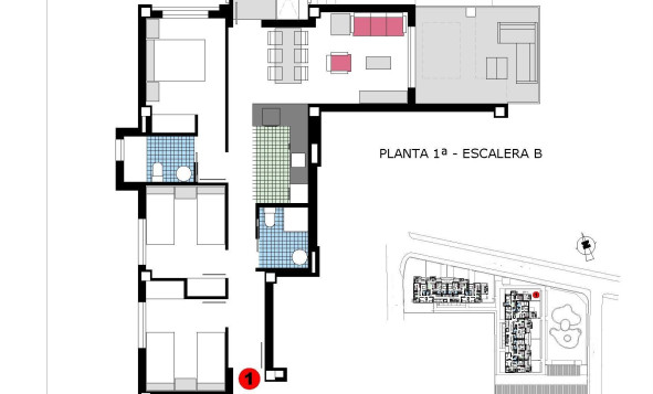 Nieuwbouw woningen - 1. Appartement / flat - Denia - Costa Blanca Noord